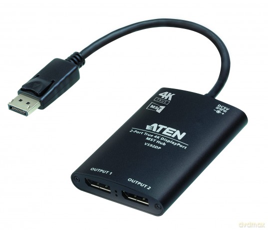 Wzmacniacz 2-port True 4k DP MST Hub VS92DP