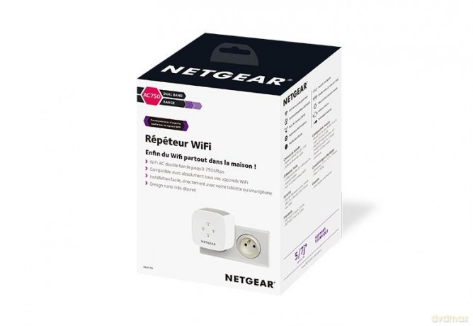 Wzmacniacz sygnału EX3110 AC750 Wall Plug WiFi Extender