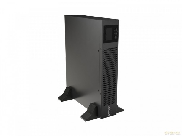 Zasilacz awaryjny UPS On-Line rack 1000VA 8xIEC C13 USB-B LCD metalowa obudowa DUST-FREE