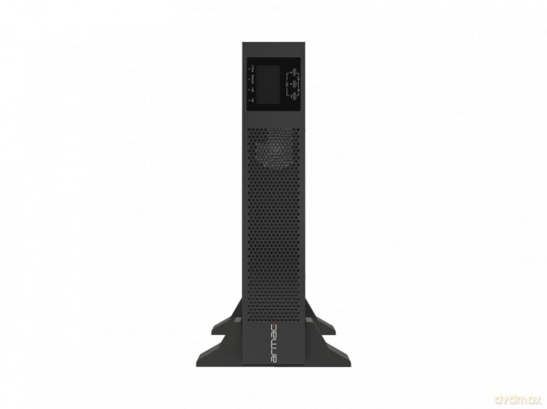 Zasilacz awaryjny UPS On-Line rack 1000VA 8xIEC C13 USB-B LCD metalowa obudowa DUST-FREE