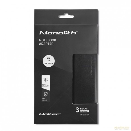 Zasilacz do monitora LG | 25W | 19V | 1.3A | 6.54.4 |+ kabel zasilający