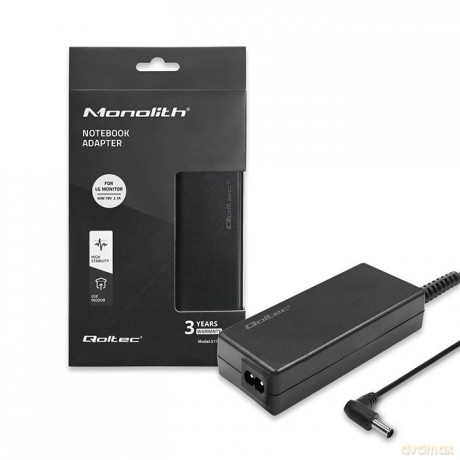 Zasilacz do monitora LG | 40W | 19V | 2.1A | 6.54.4 |+ kabel zasilający