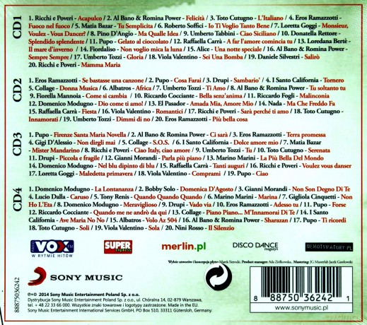 Marek Sierocki Przedstawia: I love... the best of Italia [4CD]