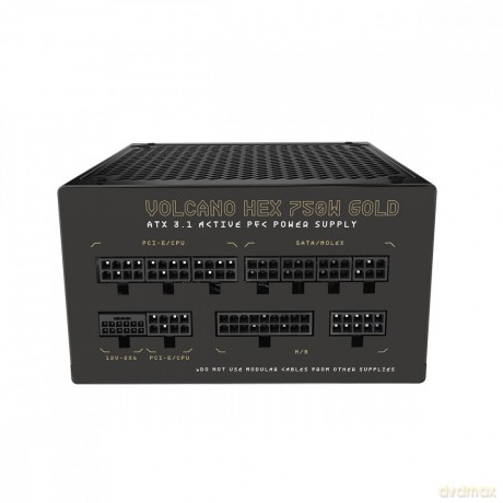 Zasilacz komputerowy Volcano HEX 750W Gold ATX 3.1