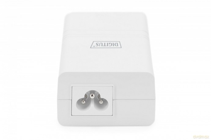 Zasilacz/Adapter PoE 802.3af, max. 48V 15.4W Gigabit 10/100/1000 Mbps, aktywny, Biały