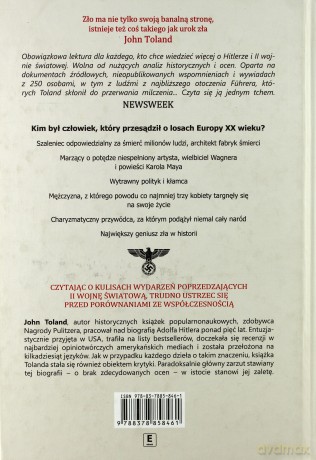 Hitler. Reportaż biograficzny - John Toland [KSIĄŻKA] 