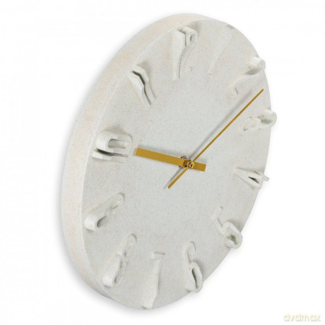 Zegar ścienny 30cm Corfu Beżowy