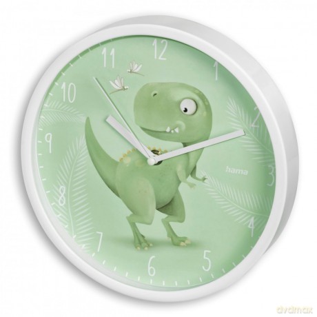 Zegar ścienny Dino dziecięcy 25cm