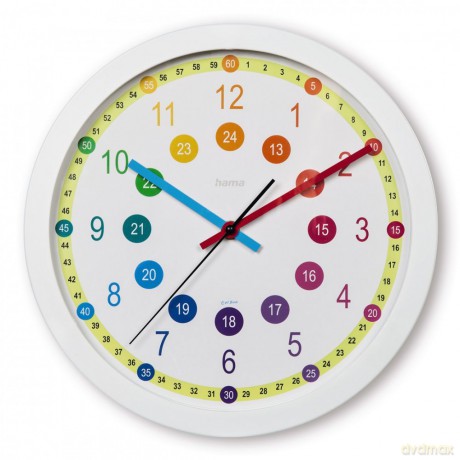 Zegar ścienny Easy learning sal 30cm