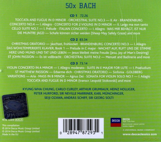 50 X Bach [3CD]