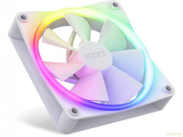 Zestaw 3 Wentylatory NZXT F120 RGB Kontroler Biały