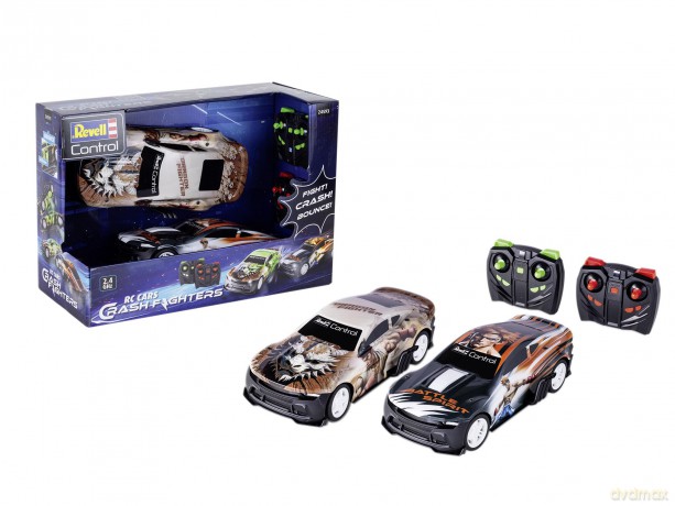 Zestaw aut zdalnie sterowanych RC Cars Crash Fighters