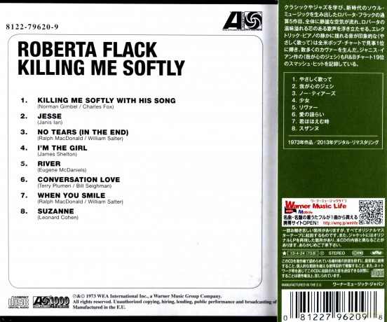 Roberta Flack: Killing Me Softly [CD]