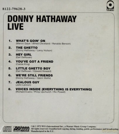 Donny Hathaway: Live [CD]