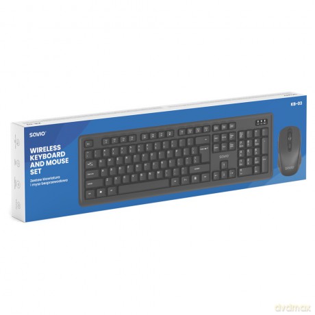 Zestaw klawiatura i mysz bezprzewodowa KB-03