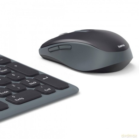 Zestaw klawiatura i mysz WKM-550 Czarno-szara