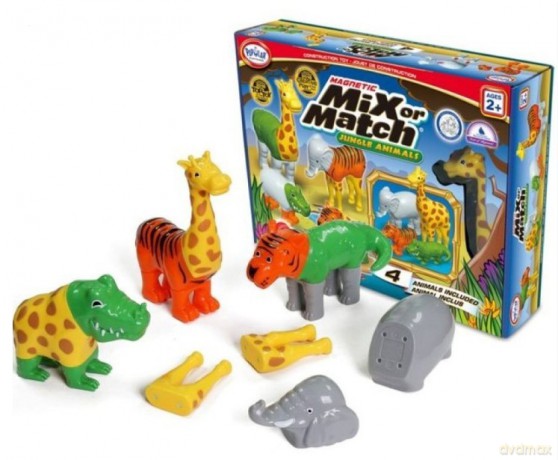 Zestaw Malik Malblo Magnetic Zwierzęta z dżungli
