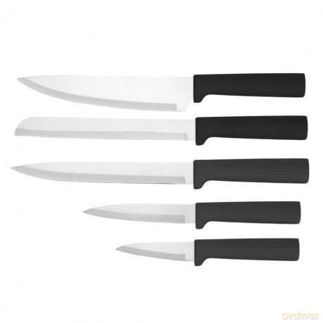 Zestaw noży + desek na podstawce MR-1412-BLACK