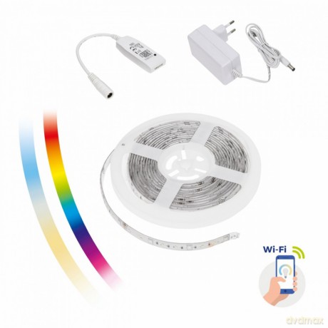 Zestaw Pasek Led Tuya Wifi 17w 5m Rgbw+Cct+Dim Spectrum Smart