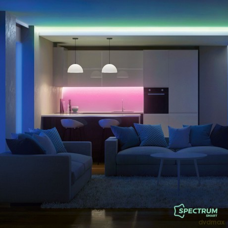 Zestaw Pasek Led Tuya Wifi 17w 5m Rgbw+Cct+Dim Spectrum Smart