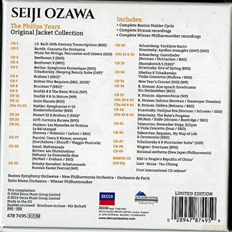 Seiji Ozawa: The Philips Years [50CD]