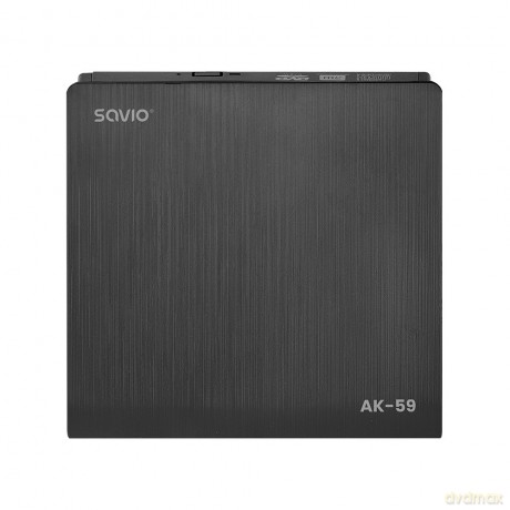 Zewnętrzna nagrywarka typu Slim CD/DVD R/RW, USB-C/USB-A, AK-59