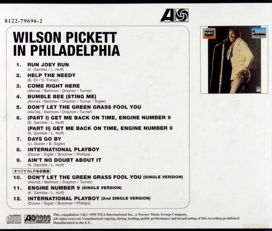 Wilson Pickett: Wilson Pickett In Philadelphia [CD]