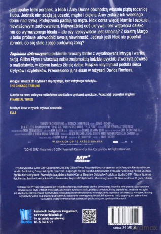 Zaginiona dziewczyna - Gillian Flynn [AUDIOBOOK] [CD-MP3]