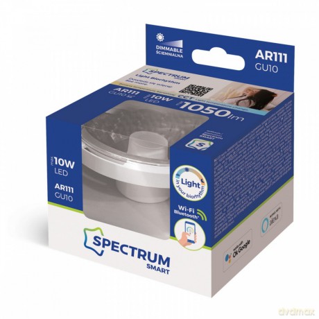 Żarówka Smart TUYA WiFi AR111 10W Biała CCT+DIM