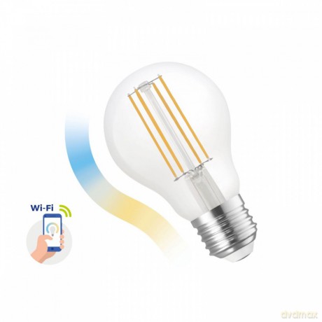 Żarówka Smart Tuya WiFi GLS 5W COG CLEAR CCT+DIM