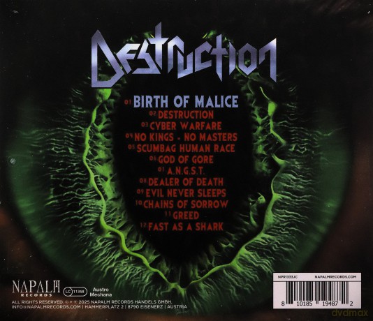 Destruction: Birth Of Malice [CD]