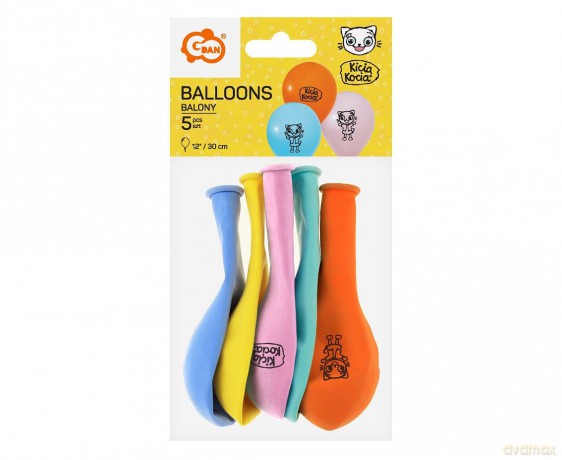 Balony Kicia Kocia 30cm 5szt.