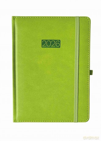Kalendarz 2026 A4 Elegance dzienny V8 seledynowy K-A4D [KALENDARZ]