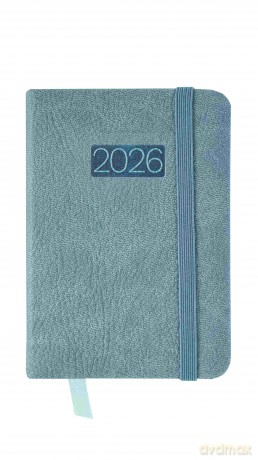 Kalendarz 2026 LUX tygodniowy niebieski V7 KK-1L [KALENDARZ]