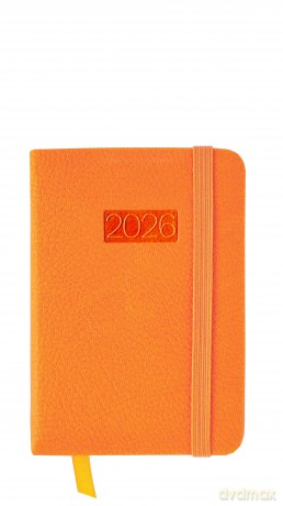 Kalendarz 2026 LUX tygodniowy pomarańczowy V4 KK-1L [KALENDARZ]