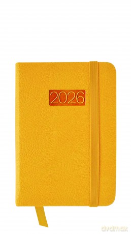 Kalendarz 2026 LUX tygodniowy żółty V3 KK-1L [KALENDARZ]