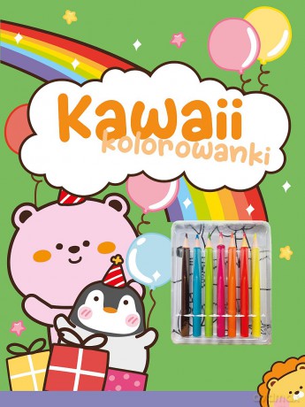 Kawaii kolorowanki. Zielona [KSIĄŻKA]