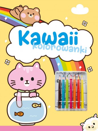 Kawaii kolorowanki. Żółta [KSIĄŻKA]