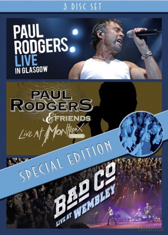Paul Rodgers: Live In Glasgow Live At Montreux 1994 Live At Wembley [3DVD]