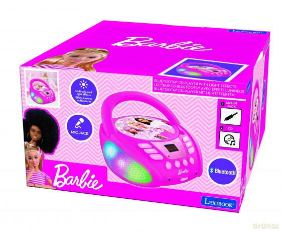 Odtwarzacz CD Bluetooth Barbie Lexibook RCD109BB