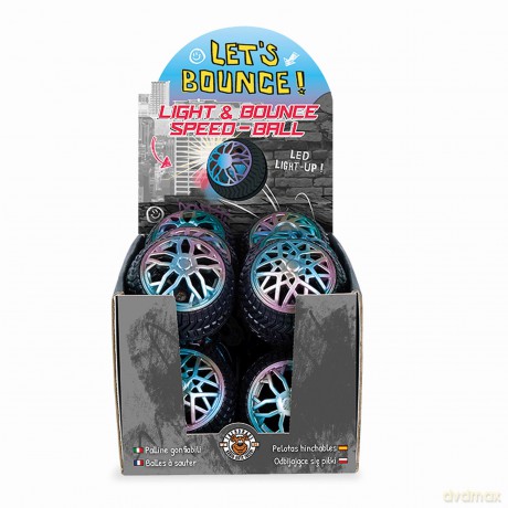 Piłka Speed led w kształcie opony 1szt mix