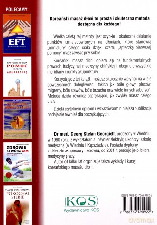 Koreański masaż dłoni - Georg Stefan Georgieft [KSIĄŻKA]