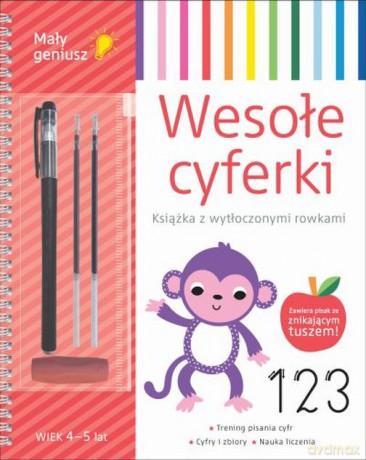 Wesołe cyferki. Mały geniusz - Elżbieta Korolkiewicz [KSIĄŻKA]