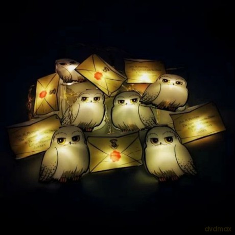 Harry Potter lampki ozdobne: Hedwiga oraz list / Harry Potter: Hedwig & Letter of Acceptance 2D String Lights