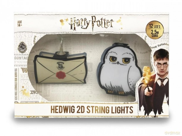 Harry Potter lampki ozdobne: Hedwiga oraz list / Harry Potter: Hedwig & Letter of Acceptance 2D String Lights