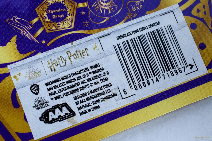 Harry Potter podkładka Czekoladowa żaba / Harry Potter Chocolate Frog Single Coaster