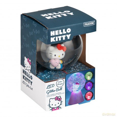 Hello Kitty brokatowa kula świecąca (wysokość: 17 cm) / Hello Kitty LED Glitter Ball (high: 17 cm)