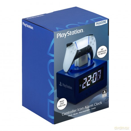 Playstation budzik DualSense (wysokość: 16,3 cm) / Playstation Controller Icon Alarm Clock (high: 16,3 cm)