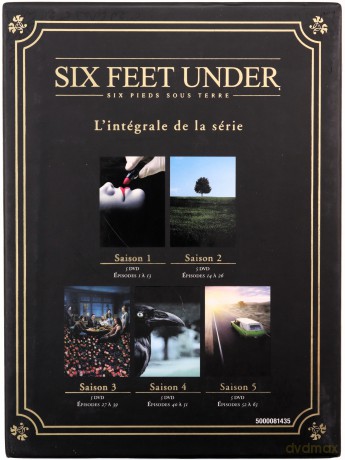 Six feet under series 1-5 (Sześć stóp pod ziemią) (PL:S.2-5) [BOX] [24DVD]