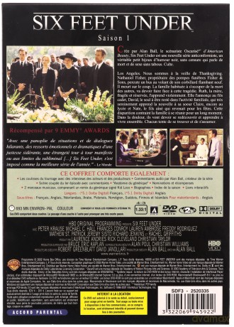Six feet under series 1-5 (Sześć stóp pod ziemią) (PL:S.2-5) [BOX] [24DVD]